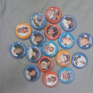 Colorful Baseball Player Tokens